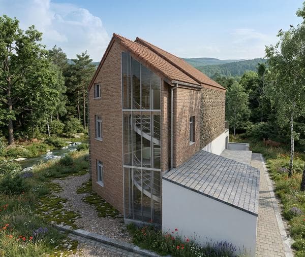 Transformation d'un bâtiment arrière en triplex, Aiseau-Presles