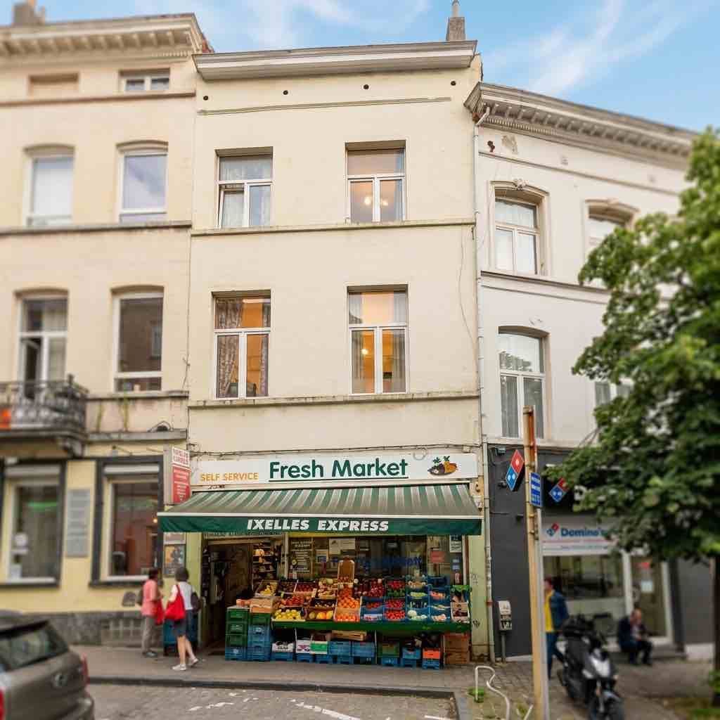 Régularisation d'un commerce et couverture de cour, Ixelles